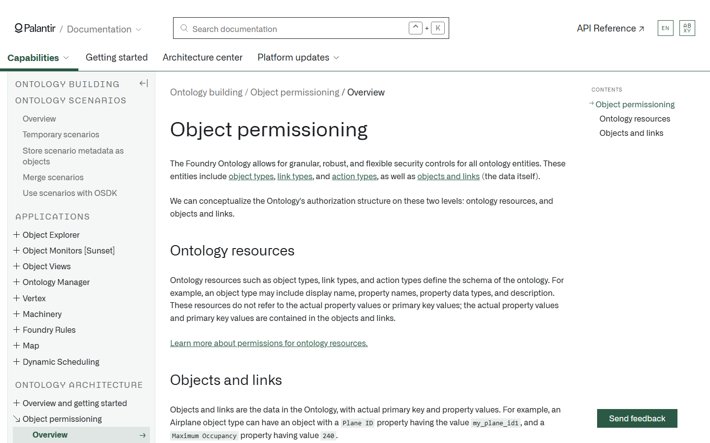 문서: Object permissioning overview
